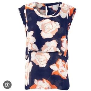 Cabi Floral Sleeveless Blossom Top